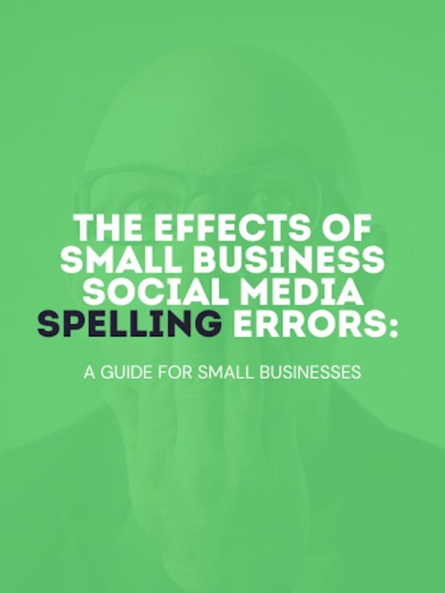 cropped small business social media spelling error effects