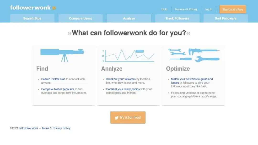 followerwonk digital marketing tool for dentists