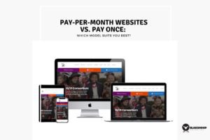 pay per month website vs pay at once website