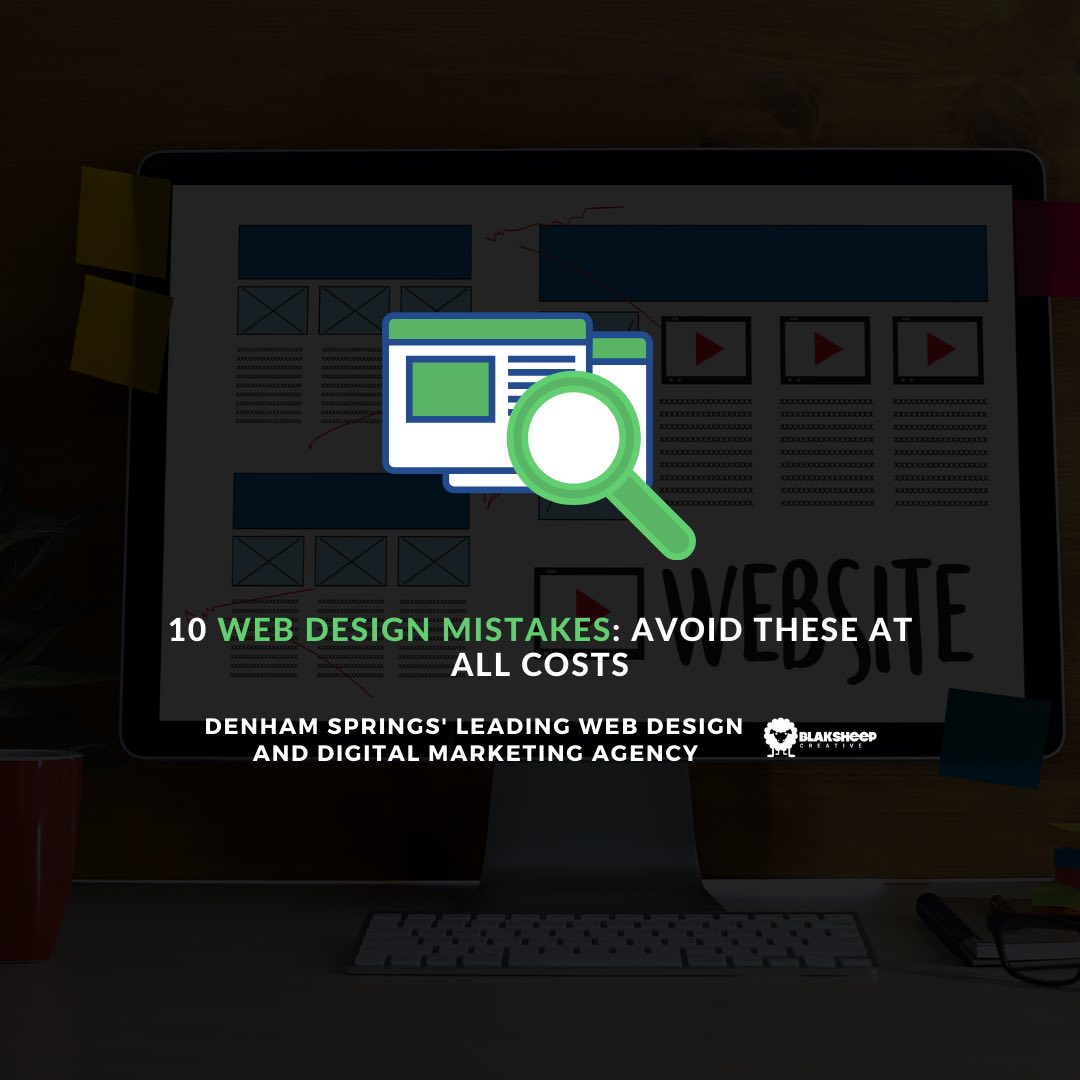 10 Web Design Mistakes Avoid These at All Costs