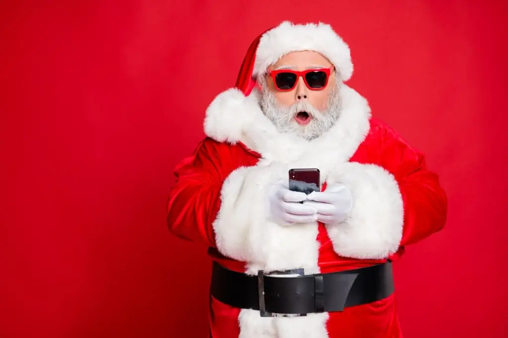 santa claus sms marketing baton rouge on phone