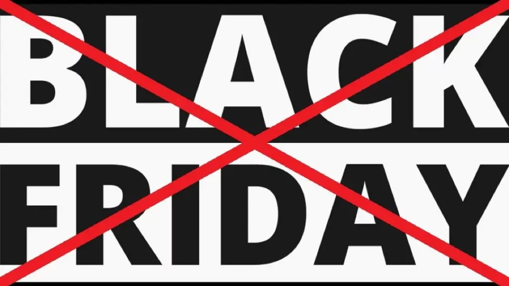 say no to blackfriday it hurts your brand