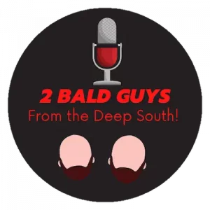 2 bald guys logo