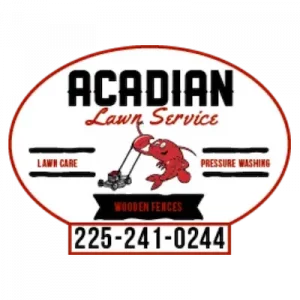 acadian lawn service logo