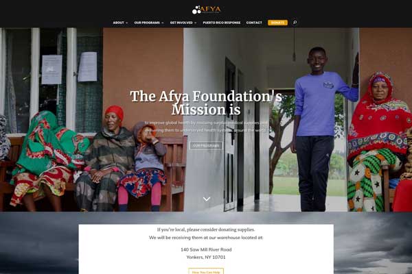 afyafoundation website