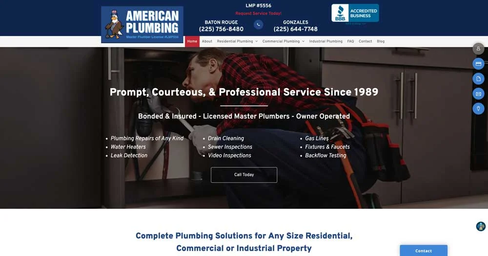 Top 100 Plumbing Websites for Inspiration