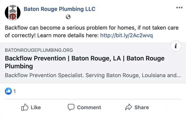 baton rouge plumbing social media marketing and content generation baton rouge plumber digital marketing social media management