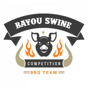 bayou swine competition bbq team logo