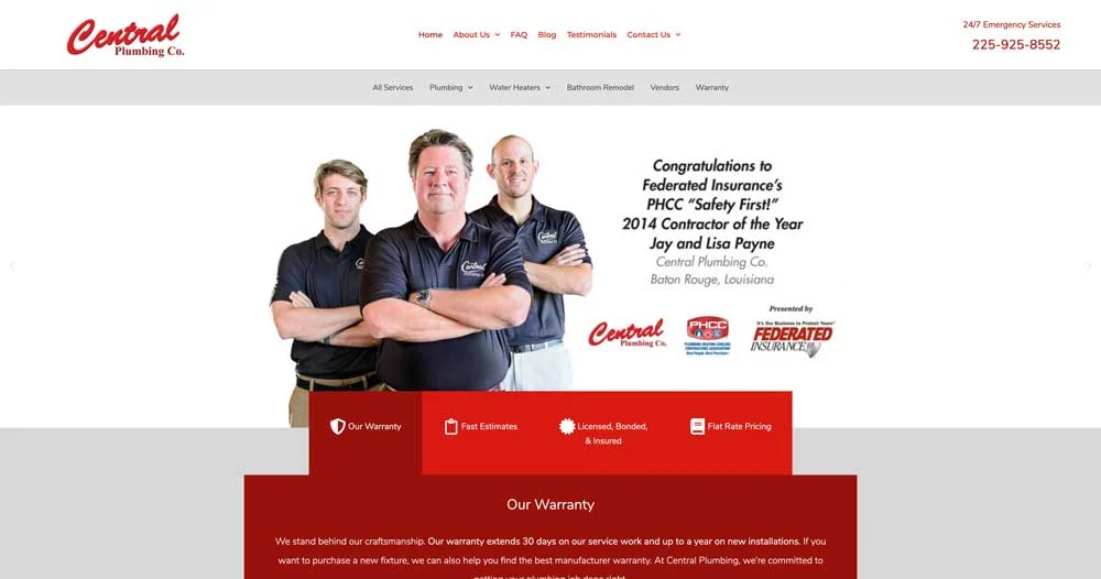 Top 100 Plumbing Websites for Inspiration