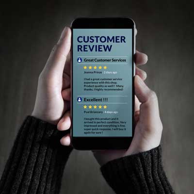 customer service and reviews for an seo company