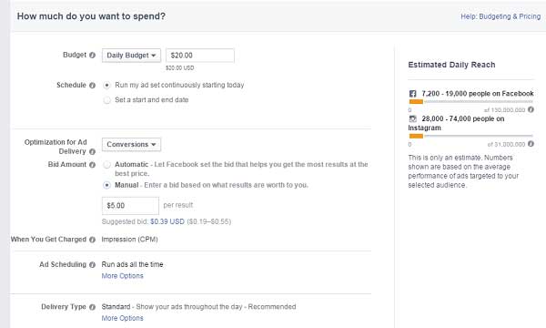 facebook marketing how to use maximum bid