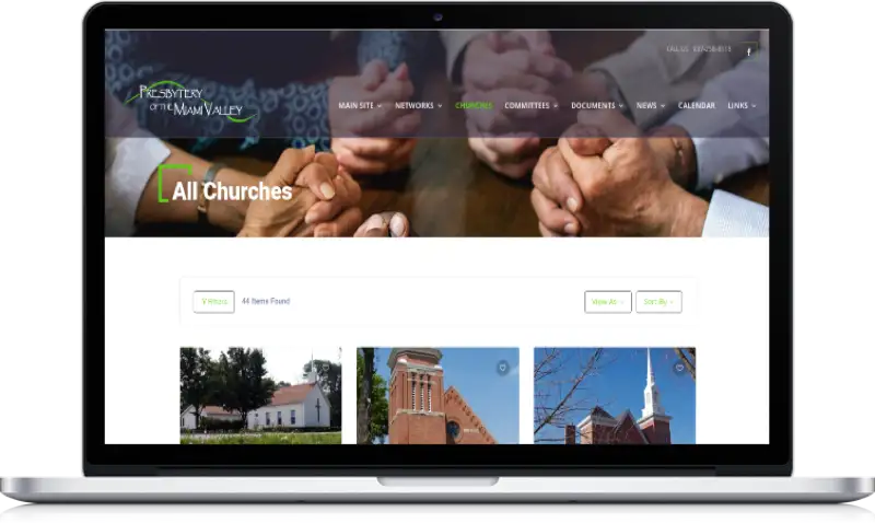functional affordable web design for churches