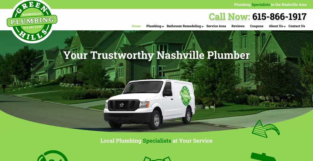 green hills plumbing top 100 website list