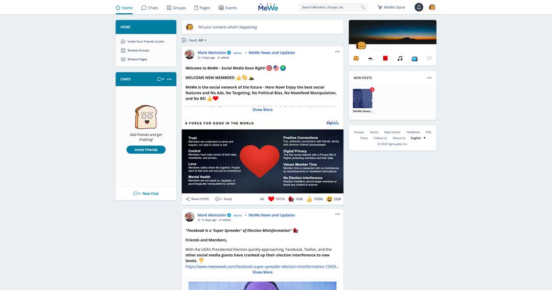 Subscription-based social network MeWe launches premium features and a  business product