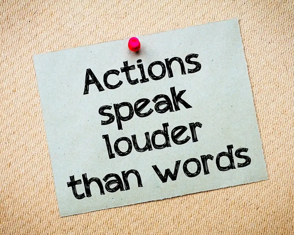 actions speak louder than words small business new year resolution 2022