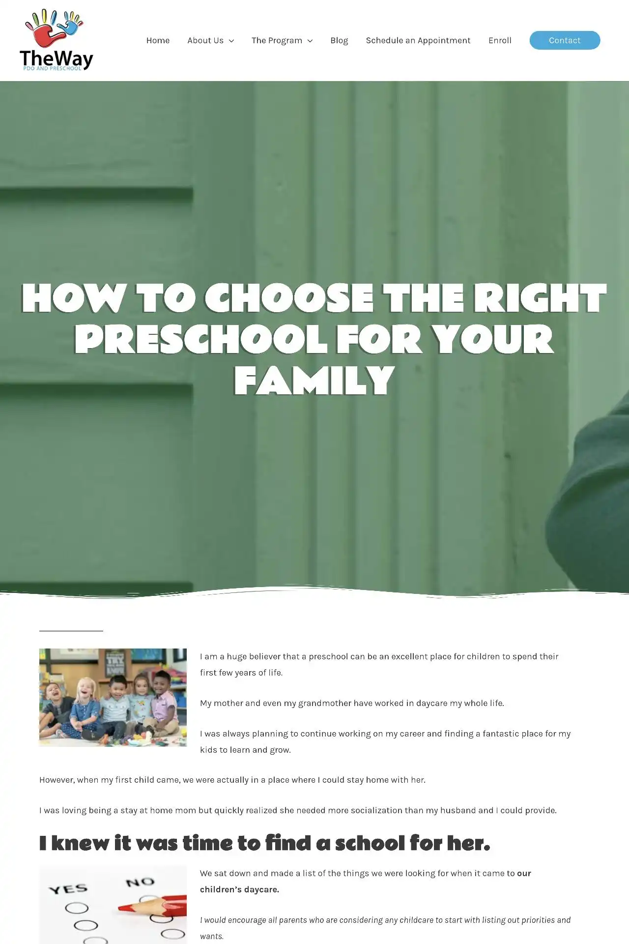 https thewaypdo.com preschool how to choose the right preschool for your family