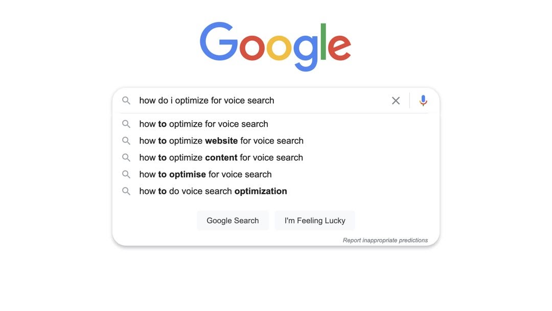 how do I optimize for voice search
