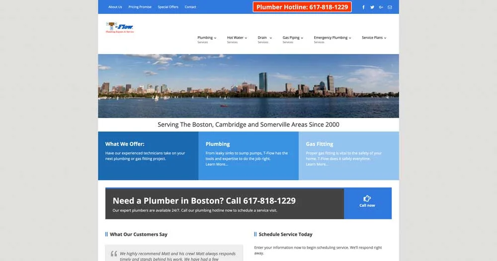 Top 100 Plumbing Websites for Inspiration