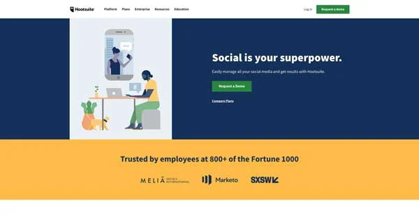 using hootsuite social media for plumbers