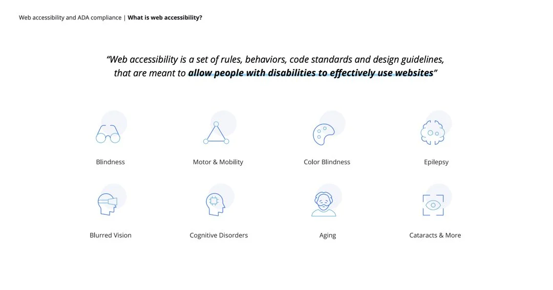what is web accessibility