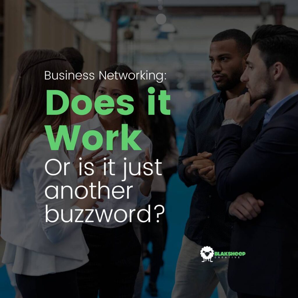 business networking work or buzzword