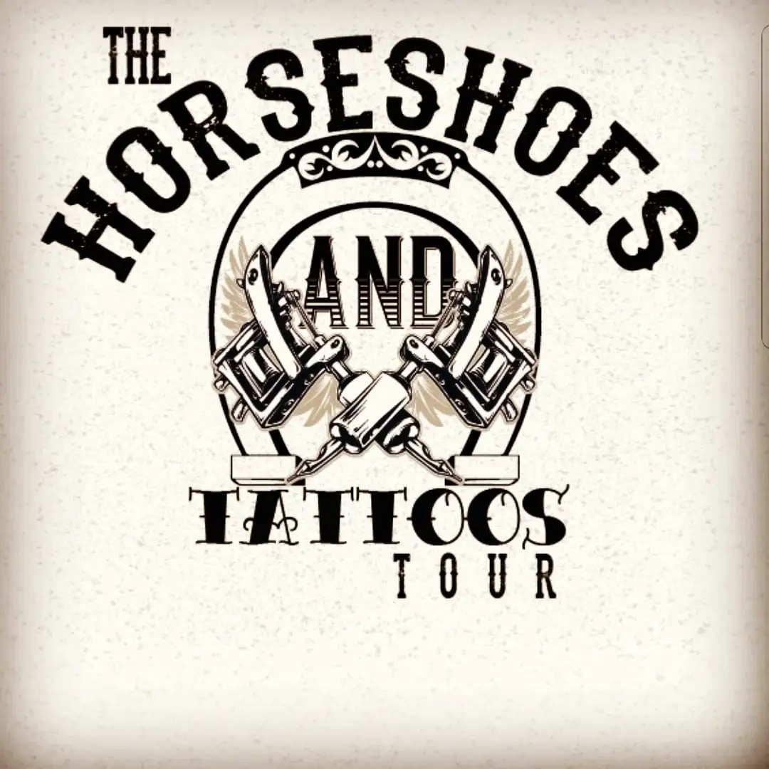 horseshoes and tattoos tour logo
