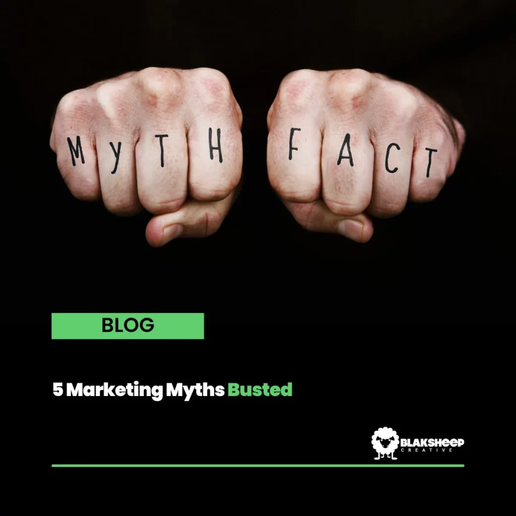 five marketing myths busted