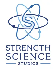 strength science studios logo on white background