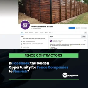 is facebook good for fence companies