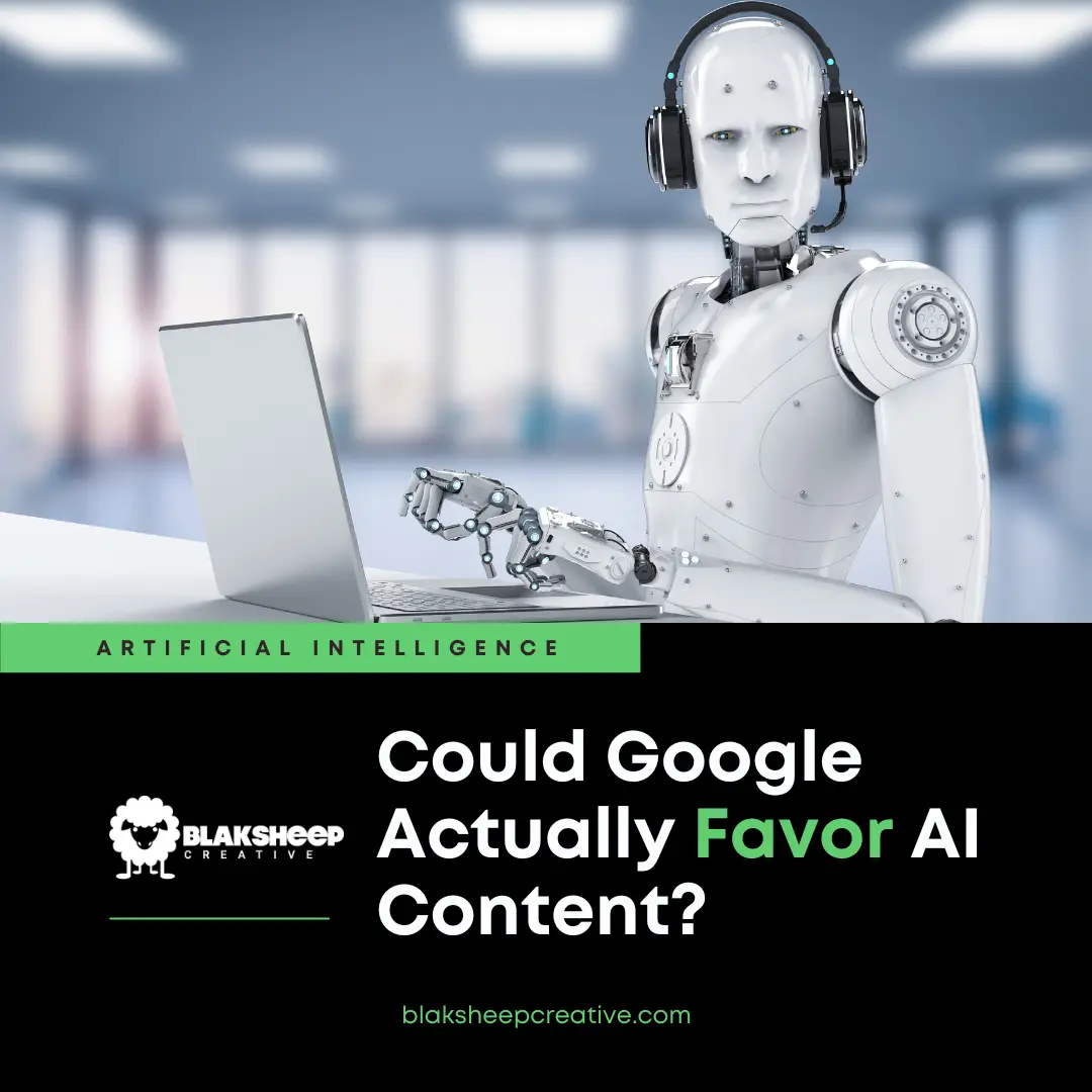 could google actually favor ai content 1