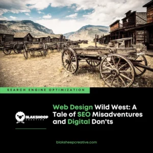 web design wild west concept