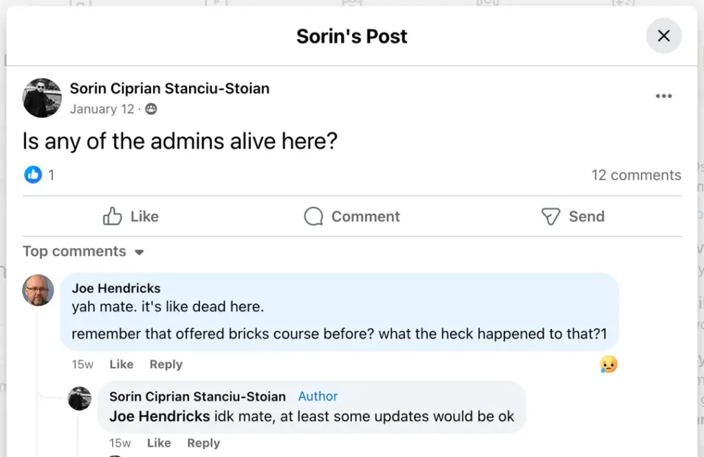 sorin stoian any admins alive