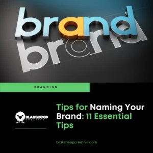 tips for naming your brand