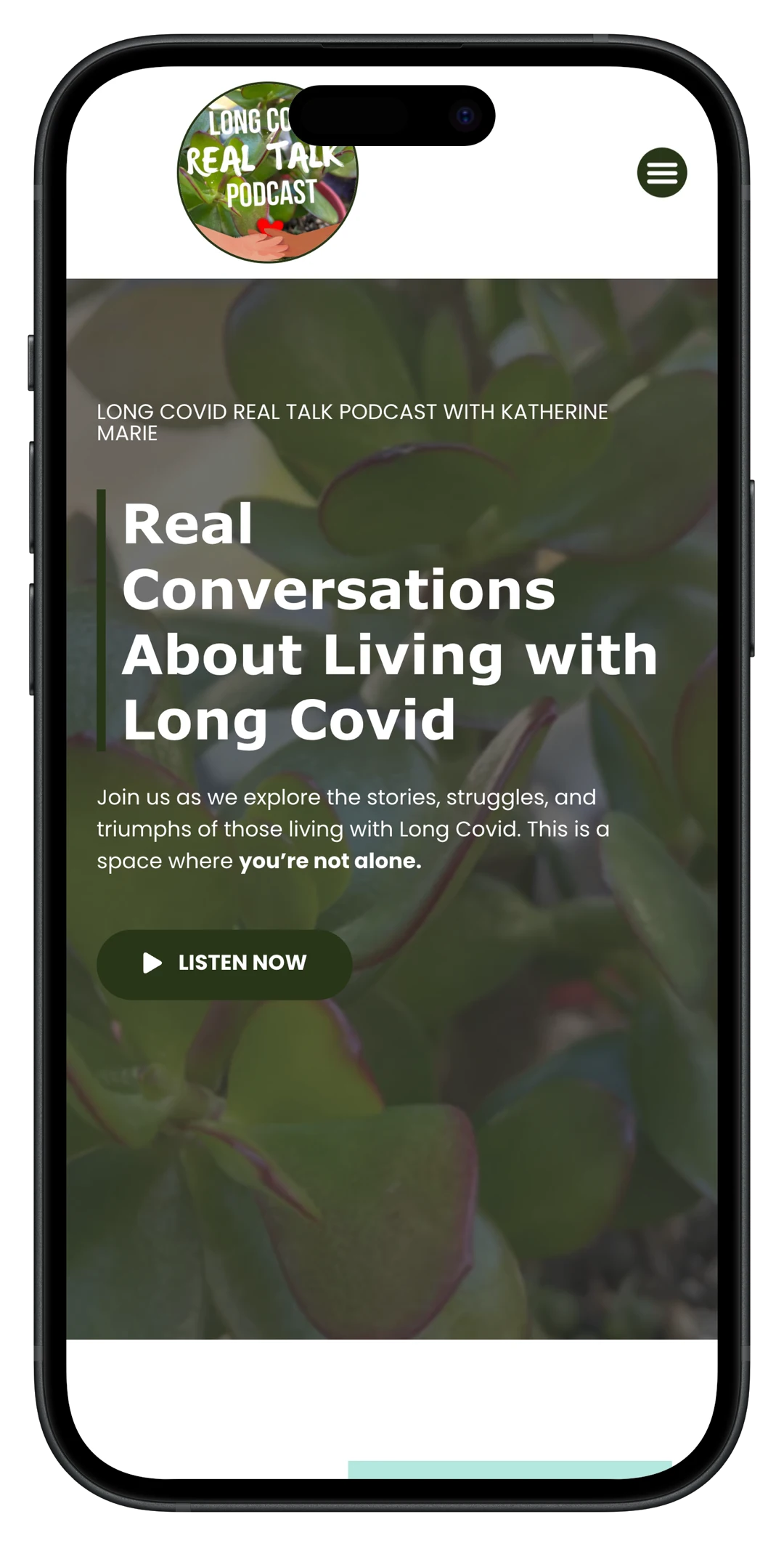 long covid real talk website on iphone 15