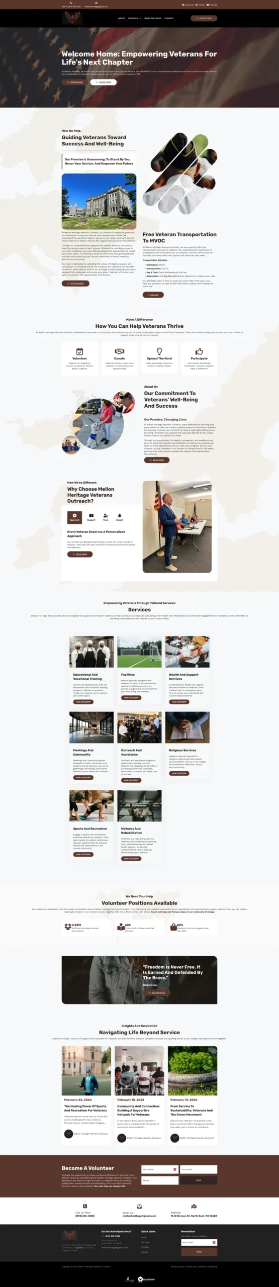 mellon foundation website design project homepage mockup