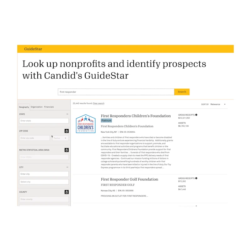 nonprofit guidestar