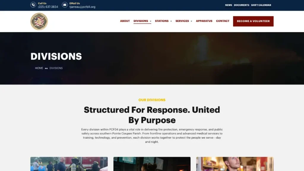 https pcfd4.org divisions
