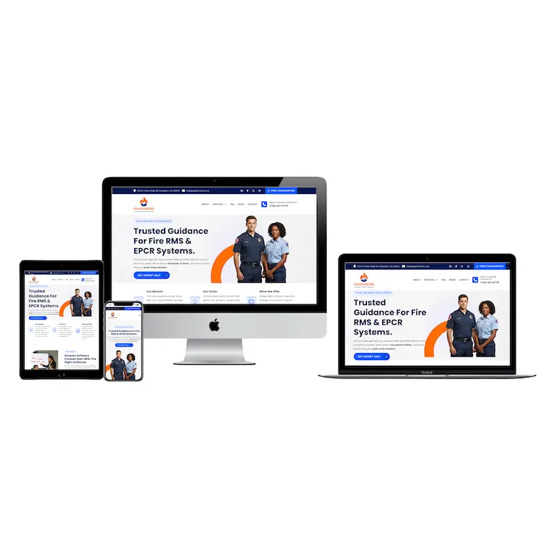 og advisors website responsive devices
