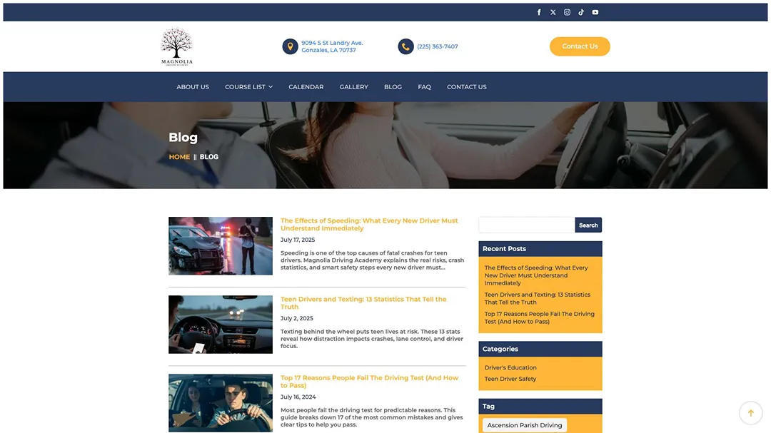 magnoliadrivingacademy.com blog