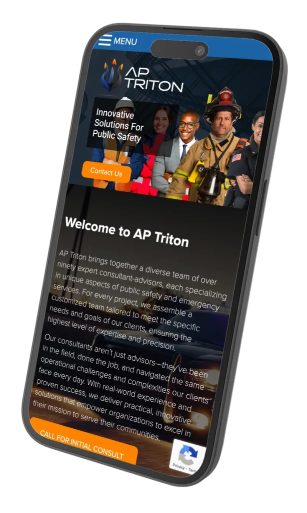 aptriton website on iphone isometric view