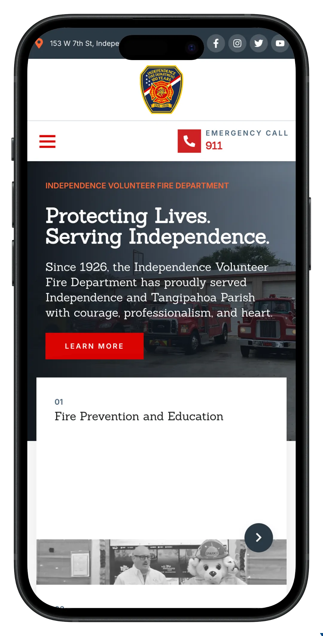 indyvfd.org iphone xr portrait