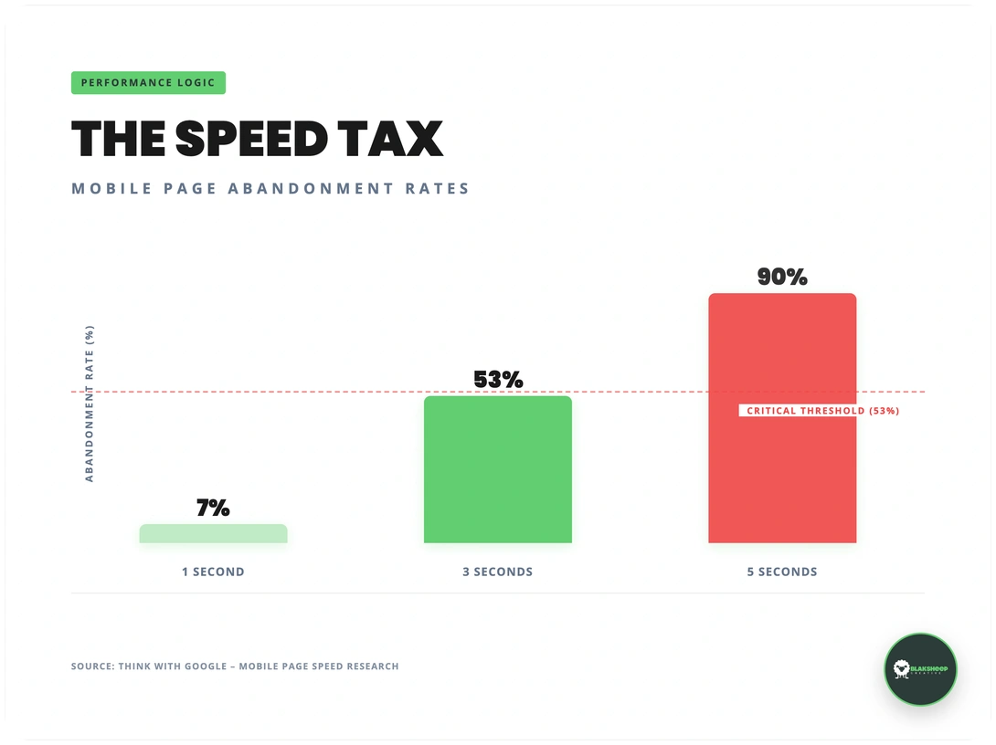 mobile page speed abandonment statistics 2026