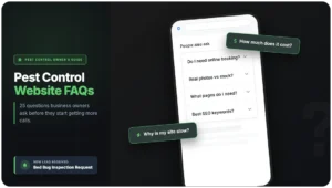 pest control website faqs