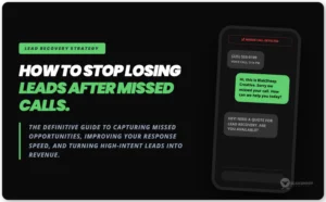 guide how to stop losing leads after missed calls