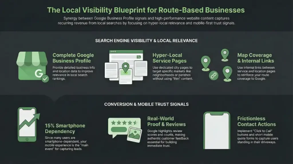 local visibility blueprint route based businesses