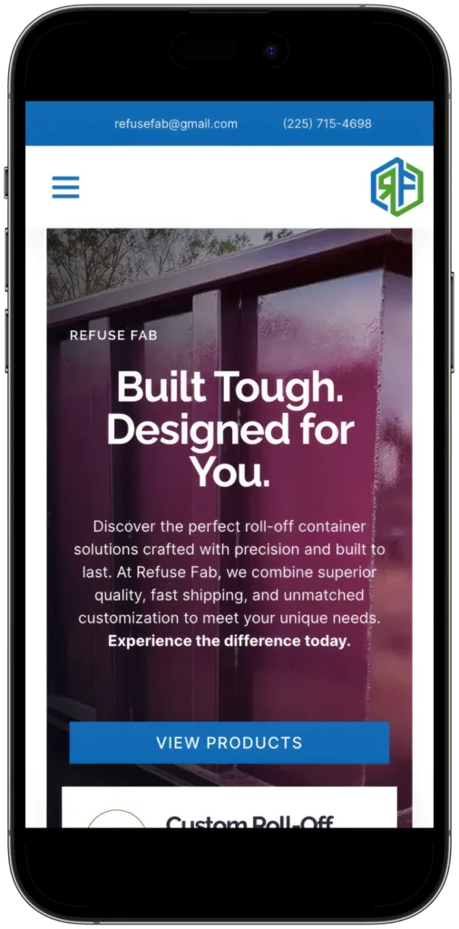 refusefab website mockup iphone portrait trans bkg.webp