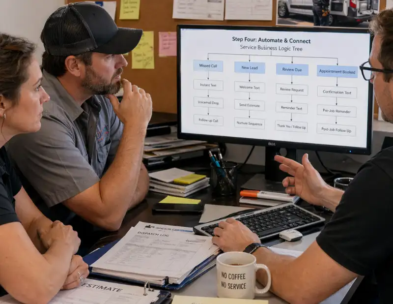 service business automation logic tree consultation