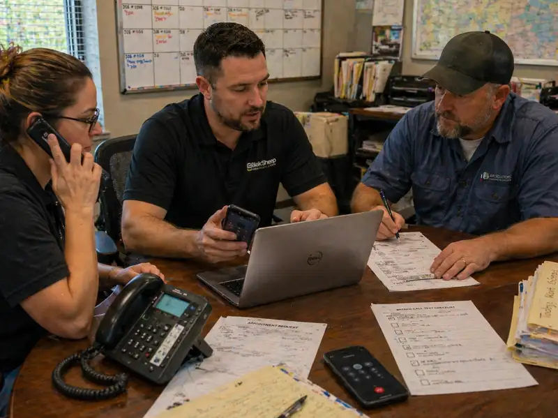 step 6 office team collaboration scheduling and paperwork