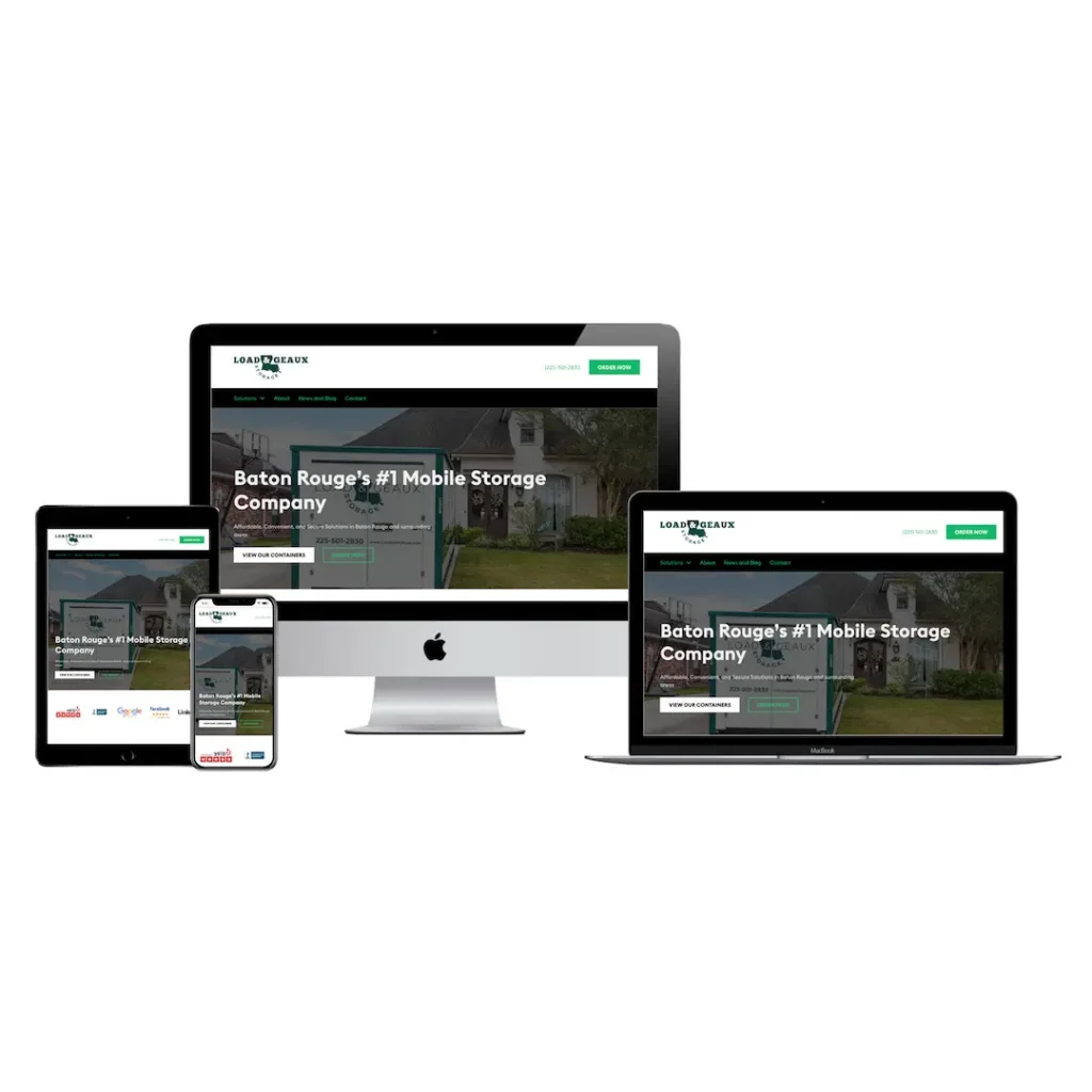 timberridge solutions blaksheep creative load and geaux website project.webp