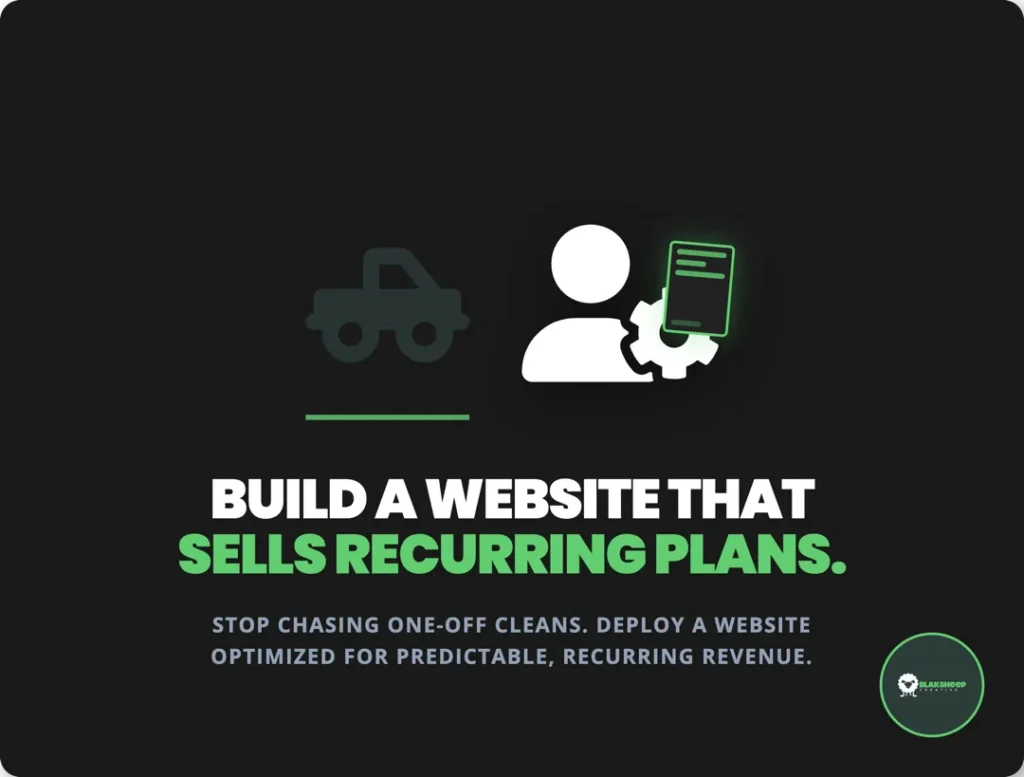 build a website that sells recurring plans